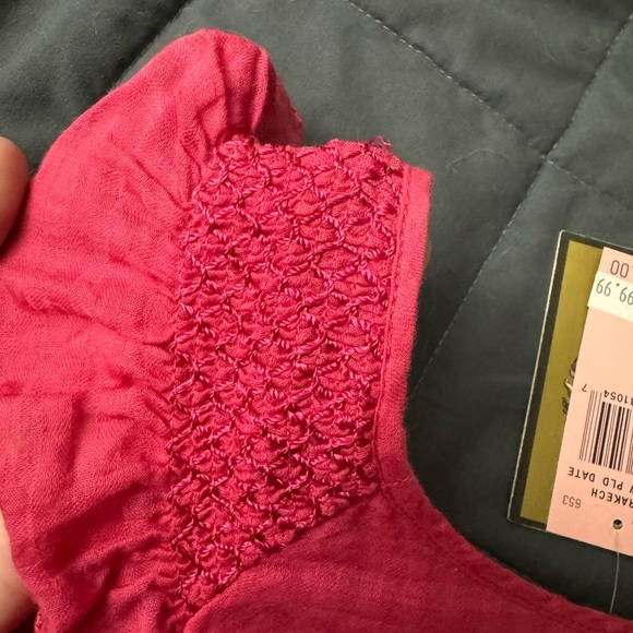 Pink juicy couture smocked waist top - Picture 4 of 12
